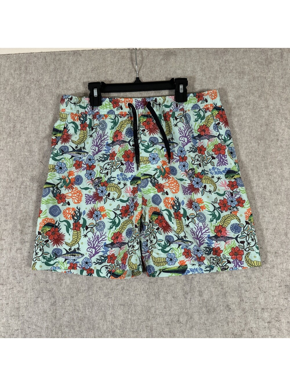 AVID Shorts Mens Medium Hook Board Swim Flower Unlined